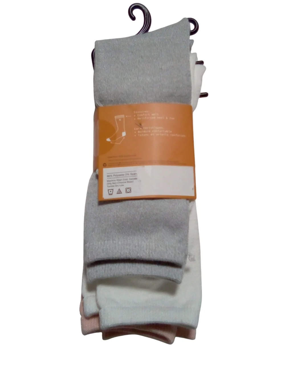 Timberland Women's Super Soft Crew Socks 3 Pair Pack Shoe Size 6.5-9.5 NWT